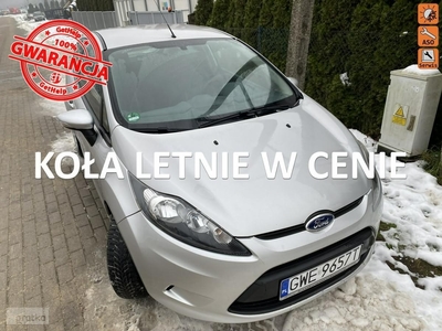 Ford Fiesta VII 2 kpl. kół, benzyna, Isofix, Klimatyzacja sprawna, Aux, książka serw