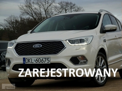 Ford Kuga III VIGNALE el.klapa KAMERA sam parkuje skóra grzane fotele BIXENON-LED