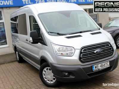 Ford Transit 9-osobowy SalonPL FV23% L3H2 Kamera Parktronic…