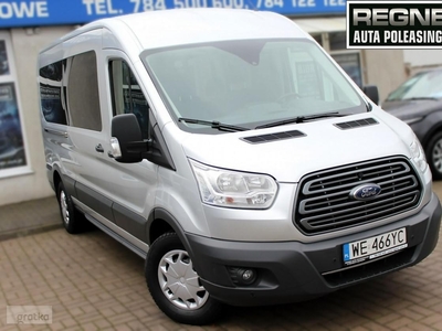 Ford Transit VIII 9-osobowy SalonPL FV23% L3H2 Kamera Parktronic Tempomat Hak Gwarancj