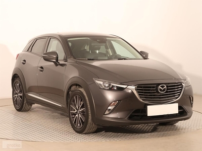 Mazda CX-3 , Serwis ASO, Automat, Skóra, Navi, Klimatronic, Tempomat,