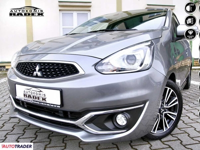 Mitsubishi Space Star 1.2 benzyna 85 KM 2017r. (Świebodzin)