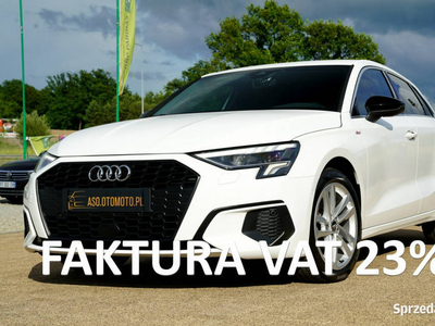 Audi A3 FUL LED skóra KAMERA virtual cockpit S-LINE el.fotele NAWI automat…