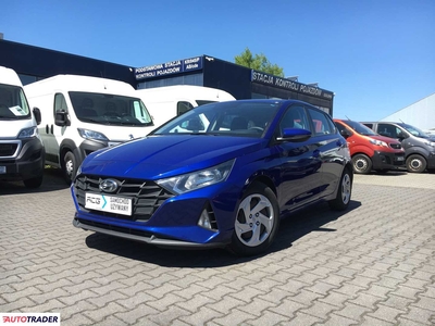 Hyundai i20 1.2 benzyna 84 KM 2020r. (Kraków, Nowy Targ)