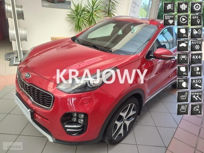 Kia Sportage IV GT-Lina, 1.6T-GDI 177KM,4x4,AWD,Automat, Salon Polska, Serwis ASO