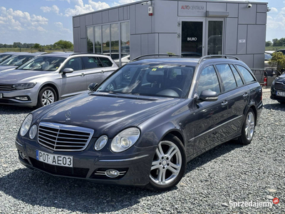 Mercedes E 220 2.2 CDI 170KM 2008r. Climatronic, Xenon, pół-skóry, navi W2…