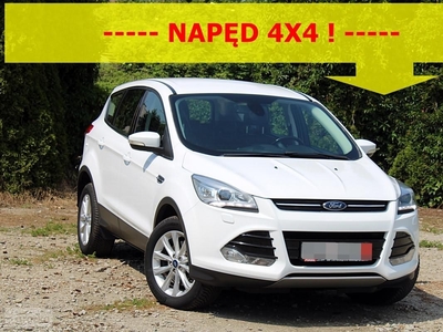 Ford Kuga II 2015 / 2.0 150KM / Wyposażony / Bezwypadkowy / LED