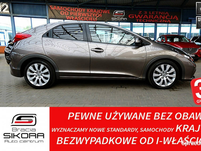 Honda Civic Xenon 3Lata GWARANCJA Kraj Bezwyp 1.8i 142KM Kamera+LED+PODGRZ…