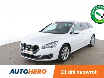 Peugeot 508 I skóra/ panorama/ navi/ grzane fotele/ kamera/ tempomat