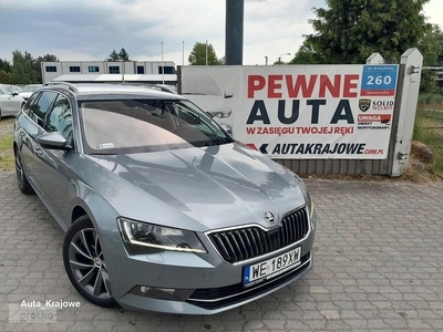 Skoda Superb III 190 koni, Bogate wyposażenie, 1wł, salon PL, FV 23% WE189XW