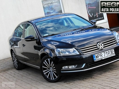 Volkswagen Passat B7 Salon PL 2.0TDI 140KM DSG LED Navi Tempomat Parktronik El. Roleta