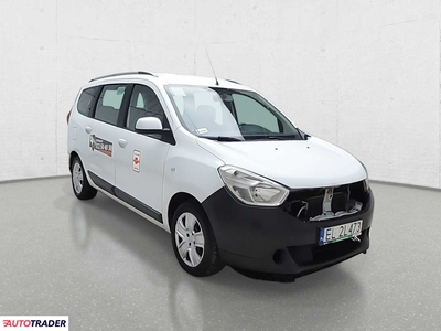 Dacia Lodgy 1.6 benzyna + LPG 109 KM 2018r. (Komorniki)