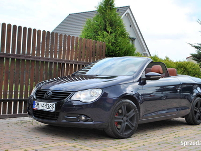 VW EOS 2.0 TDI 140KM Cabrio Skóra Alu 17' Navi Zarejestrowany Zadbany