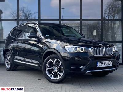 BMW X3 2.0 diesel 190 KM 2016r. (Warszawa)