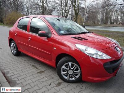 Peugeot 206 1.4 68 KM 2011r. (Gdańsk)