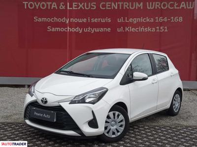 Toyota Yaris 1.0 benzyna 69 KM 2018r. (Wrocław)