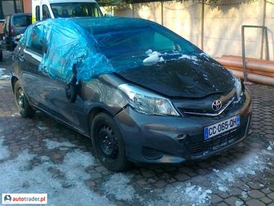 Toyota Yaris 1.3 benzyna 99 KM 2012r. (ZIELONKA)