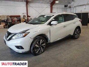 Nissan Murano 3.0 benzyna 2018r. (CENTER RUTLAND)