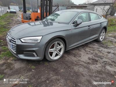 Audi A5 2,0D 2017rok uszkodzony zarejestrowana w Pl
