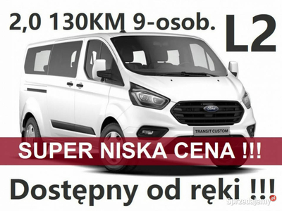 Ford Transit Custom Kombi L2 130KM 9-osob.Trend Super Niska…