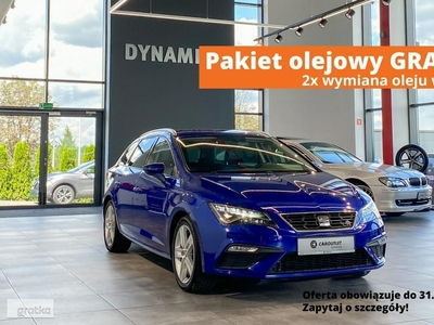 SEAT Leon III -ST FR 1.5TSI 130KM M6 2019 r., salon PL, I wł., f-a VAT, gwarancja