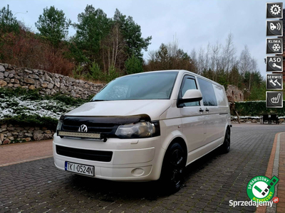 Volkswagen Transporter 140 KM Long Brygadówka 5 osób Webast…