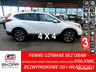 Honda CR-V AUTOMAT 4x4 Panorama+Skóra+ACC+LKAS+Navi Biała Perła 3Lata GWAR…