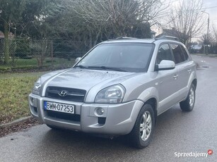 Hyundai Tucson 2.0 CRDI 140KM 2007r 4X4 Skóry, Szyberdach, Klimatronic