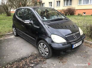 Mercedes A160 czarny 5d gaz automat klimatyzacja