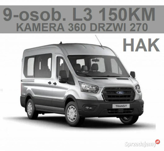 Ford Transit L3H2 150KM 9-osob.Trend Kamera 360 Hak hol. Ni…