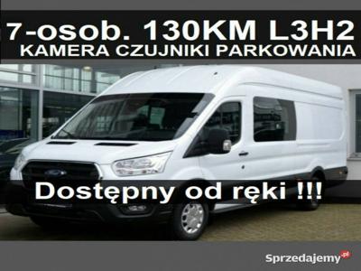 Ford Transit L3H2 130KM 7-osob. DCIV Brygadowy Kamera Dos...