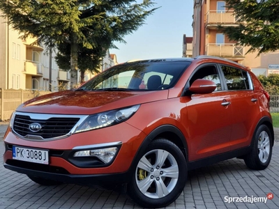 ŚLICZNA- KIA SPORTAGE -SALON PL- BENZYNKA- 110TYŚ KM -BOGATA