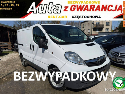 Opel Vivaro Blaszak Ciężarowy*3-Osoby Bezwypadkowy Klimatyzacja Serwis