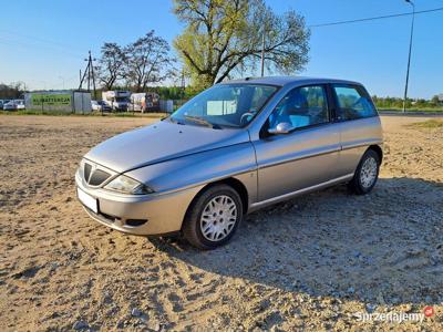 LANCIA YPSILON 1.2 16V 80KM 2001r 178tys przeb Klima Wspomag