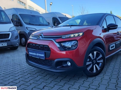 Citroen C3 1.2 benzyna 83 KM 2023r. (Kraków, Nowy Targ)