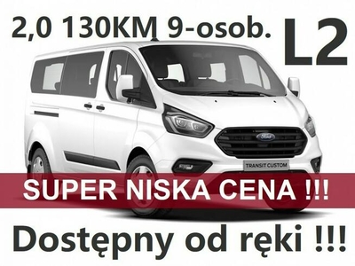 Ford Transit Custom Kombi L2 130KM 9-osob.Trend Super Niska Cena Dostępny od ręki 1999zł