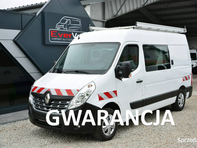 Renault Master brygadowka master 7os L3H2 pełna opcja 2,3dci servis regały