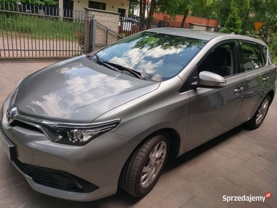 Toyota Auris 2017 benzyna 1.6 bezwypadkowy, prywatnie, Warszawa Bielany