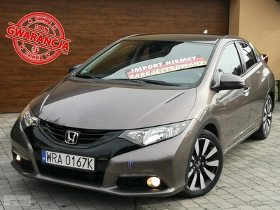 Honda Civic IX 2014r, 1 Właściciel, 100% Oryginał Lakier, Piękna, Z Niemiec-Zarejes