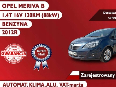 Opel Meriva II Mikrovan 1.4 Turbo ECOTEC 120KM 2012