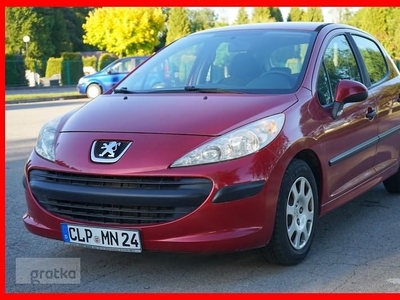 Peugeot 207 1.4 88 KM. benzyna, klimatyzacja, czysty, zadbany