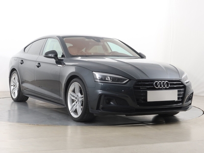 Audi A5 III , Serwis ASO, 187 KM, Automat, VAT 23%, Skóra, Navi,