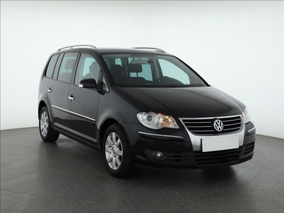 Volkswagen Touran I , Klimatronic, Tempomat, Parktronic, Podgrzewane siedzienia,