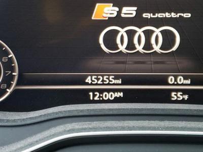 Audi S5 bez wersji 2018, 3.0L, 4x4, uszkodzone podwozie