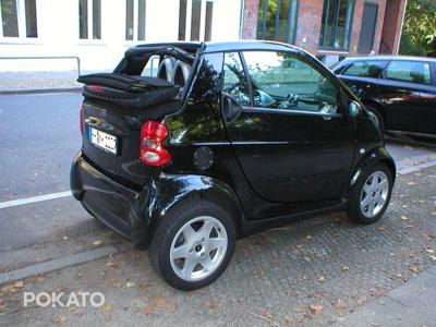 SMART Cabrio passion 0,7 turbo, czarny, 2003