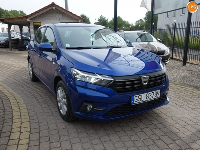 Dacia Sandero II Dacia Sandero 2022r 1.0 benzyna LPG 101km klima przebieg 7.5tys km