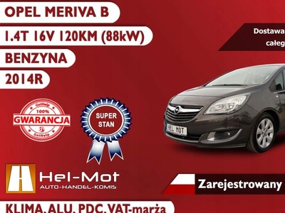 Opel Meriva II Mikrovan Facelifting 1.4 Turbo ECOTEC 120KM 2014