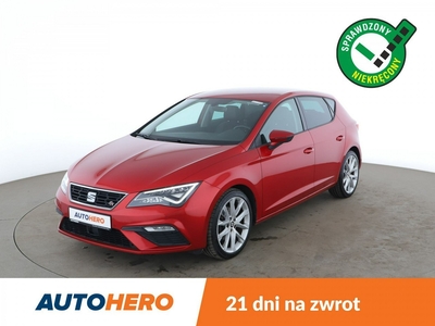 SEAT Leon III lift, full LED, skóra/alcantara, klima auto, czujniki parkowania