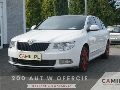 Skoda Superb II DSG, skóra, duży wyświetlacz, gwarancja