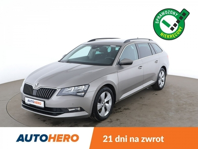 Skoda Superb III navi, klima auto, grzane fotele, czujniki parkowania